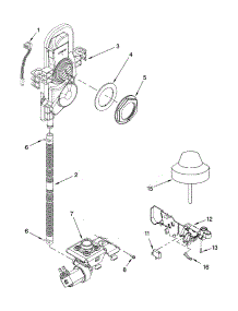 Fill And Overfill Parts parts for Kenmore Dishwasher 665.13689K601 (66513689K601, 665 13689K601) from AppliancePartsPros.com