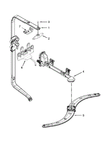 Upper Wash And Rinse Parts parts for Kenmore Dishwasher 665.13692N411 (66513692N411, 665 13692N411) from AppliancePartsPros.com
