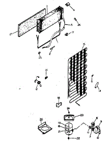 Unit Parts parts for Kenmore Refrigerator 253.8389280 (2538389280, 253 8389280) from AppliancePartsPros.com