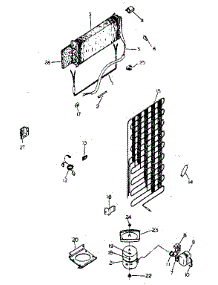 Unit Parts parts for Kenmore Refrigerator 253.8389780 (2538389780, 253 8389780) from AppliancePartsPros.com