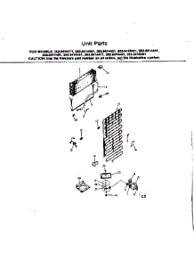 Unit Parts parts for Kenmore Refrigerator 253.8414411 (2538414411, 253 8414411) from AppliancePartsPros.com