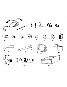 Ice Maker Installation Parts Kit #8085B parts for Kenmore Refrigerator 253.8469130 (2538469130, 253 8469130) from AppliancePartsPros.com