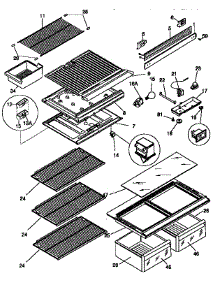 Shelves And Accessories parts for Kenmore Refrigerator 253.9337701 (2539337701, 253 9337701) from AppliancePartsPros.com