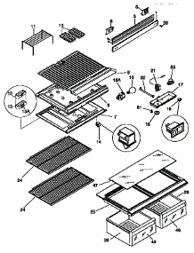 Shelves And Accessories parts for Kenmore Refrigerator 253.9338091 (2539338091, 253 9338091) from AppliancePartsPros.com