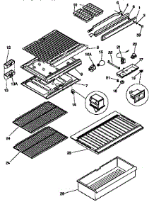 Shelves And Accessories parts for Kenmore Refrigerator 253.9345380 (2539345380, 253 9345380) from AppliancePartsPros.com