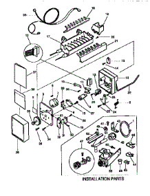 Icemaker parts for Kenmore Refrigerator 253.9346720 (2539346720, 253 9346720) from AppliancePartsPros.com