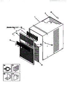Wrapper parts for Kenmore Window Ac 253.9760660 (2539760660, 253 9760660) from AppliancePartsPros.com