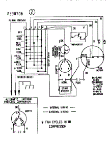 Wiring Diagram parts for Kenmore Window Ac 253.9760660 (2539760660, 253 9760660) from AppliancePartsPros.com
