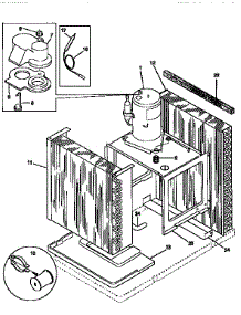 Compressor parts for Kenmore Window Ac 253.9760660 (2539760660, 253 9760660) from AppliancePartsPros.com