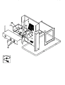 Control Panel parts for Kenmore Window Ac 253.9761060 (2539761060, 253 9761060) from AppliancePartsPros.com