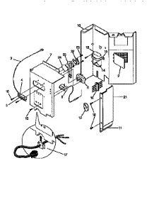 Control Panel parts for Kenmore Window Ac 253.9762290 (2539762290, 253 9762290) from AppliancePartsPros.com