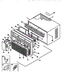 Wrapper parts for Kenmore Window Ac 253.9762290 (2539762290, 253 9762290) from AppliancePartsPros.com