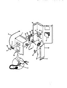 Control Panel parts for Kenmore Heat Pump System 253.9762291 (2539762291, 253 9762291) from AppliancePartsPros.com