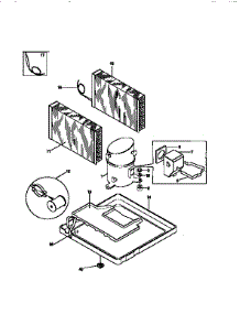 Compressor parts for Kenmore Heat Pump System 253.9762291 (2539762291, 253 9762291) from AppliancePartsPros.com