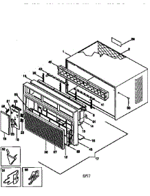 Wrapper parts for Kenmore Room Air Conditioner 253.9762292 (2539762292, 253 9762292) from AppliancePartsPros.com
