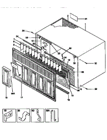 Wrapper parts for Kenmore Heat Pump System 253.9765080 (2539765080, 253 9765080) from AppliancePartsPros.com