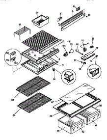 Liner parts for Kenmore Refrigerator 253.9768090 (2539768090, 253 9768090) from AppliancePartsPros.com