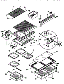 Shelves And Accessories parts for Kenmore Refrigerator 253.9768422 (2539768422, 253 9768422) from AppliancePartsPros.com