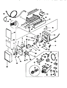 Icemaker parts for Kenmore Refrigerator 253.9768423 (2539768423, 253 9768423) from AppliancePartsPros.com