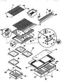 Shelves And Accessories parts for Kenmore Refrigerator 253.9768482 (2539768482, 253 9768482) from AppliancePartsPros.com