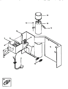 Control Panel parts for Kenmore Air Conditioner 253.9770691 (2539770691, 253 9770691) from AppliancePartsPros.com