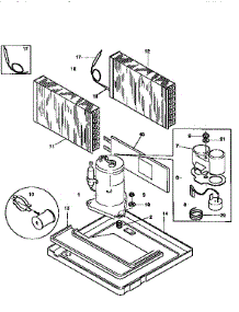 Compression parts for Kenmore Air Conditioner 253.9770691 (2539770691, 253 9770691) from AppliancePartsPros.com