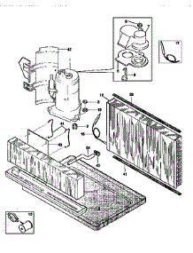 Compressor parts for Kenmore Heat Pump System 253.9775070 (2539775070, 253 9775070) from AppliancePartsPros.com