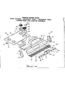 Control Panel And Cooktop Assemblies parts for Kenmore Range 628.4528210 (6284528210, 628 4528210) from AppliancePartsPros.com