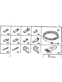 Wiring And Wiring Terminals parts for Kenmore Range 628.4547994 (6284547994, 628 4547994) from AppliancePartsPros.com