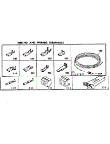 Wiring And Wiring Terminals parts for Kenmore Range 628.4557890 (6284557890, 628 4557890) from AppliancePartsPros.com