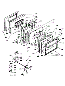 Door And Latch Mechanism parts for Kenmore Range 628.4558250 (6284558250, 628 4558250) from AppliancePartsPros.com