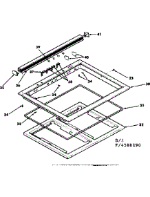 Main Top parts for Kenmore Range 628.4588190 (6284588190, 628 4588190) from AppliancePartsPros.com