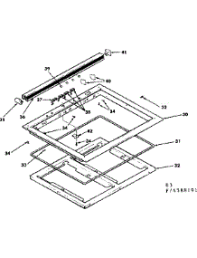 Main Top parts for Kenmore Range 628.4588191 (6284588191, 628 4588191) from AppliancePartsPros.com