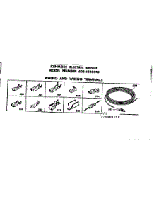 Wiring And Wiring Terminals parts for Kenmore Range 628.4588250 (6284588250, 628 4588250) from AppliancePartsPros.com
