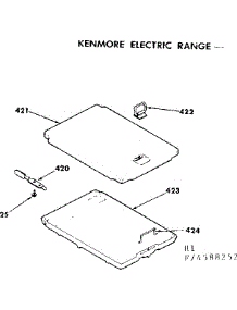 Optional Griddle Kit No. 4998050 parts for Kenmore Range 628.4588252 (6284588252, 628 4588252) from AppliancePartsPros.com