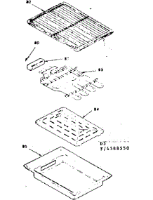 Steak Grill Kit parts for Kenmore Range 628.4588550 (6284588550, 628 4588550) from AppliancePartsPros.com