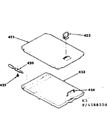 Optional Griddle Kit No. 4998050 parts for Kenmore Range 628.4588550 (6284588550, 628 4588550) from AppliancePartsPros.com
