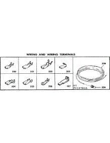 Wiring And Wiring Terminals parts for Kenmore Range 628.6207810 (6286207810, 628 6207810) from AppliancePartsPros.com