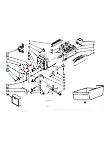 Ice Maker Parts parts for Kenmore Refrigerator 253.8357713 (2538357713, 253 8357713) from AppliancePartsPros.com