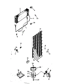 Unit Parts parts for Kenmore Refrigerator 253.8357743 (2538357743, 253 8357743) from AppliancePartsPros.com