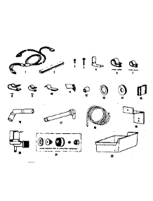 Ice Maker Installation Parts parts for Kenmore Refrigerator 253.8359221 (2538359221, 253 8359221) from AppliancePartsPros.com