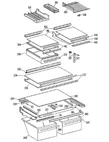 Shelf parts for Kenmore Refrigerator 363.9616862 (3639616862, 363 9616862) from AppliancePartsPros.com