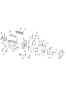 Icemaker parts for Kenmore Refrigerator 363.9624713 (3639624713, 363 9624713) from AppliancePartsPros.com