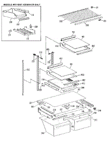 Shelf parts for Kenmore Refrigerator 363.9624785 (3639624785, 363 9624785) from AppliancePartsPros.com