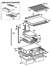 Shelf Parts parts for Kenmore Refrigerator 363.9631336 (3639631336, 363 9631336) from AppliancePartsPros.com