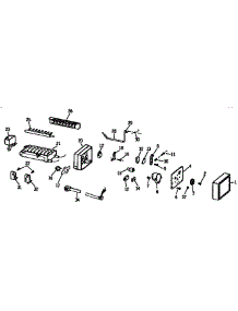 Icemaker parts for Kenmore Refrigerator 363.9631415 (3639631415, 363 9631415) from AppliancePartsPros.com