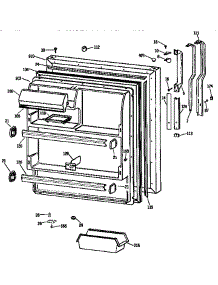 Fresh Food Door parts for Kenmore Refrigerator 363.9738712 (3639738712, 363 9738712) from AppliancePartsPros.com