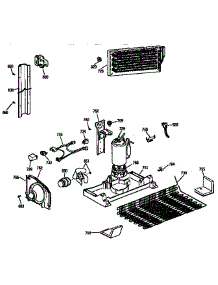 Unit Parts parts for Kenmore Refrigerator 363.9738782 (3639738782, 363 9738782) from AppliancePartsPros.com