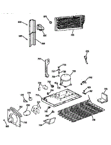 Unit parts for Kenmore Refrigerator 363.9738783 (3639738783, 363 9738783) from AppliancePartsPros.com