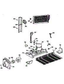 Unit Parts parts for Kenmore Refrigerator 363.9738787 (3639738787, 363 9738787) from AppliancePartsPros.com